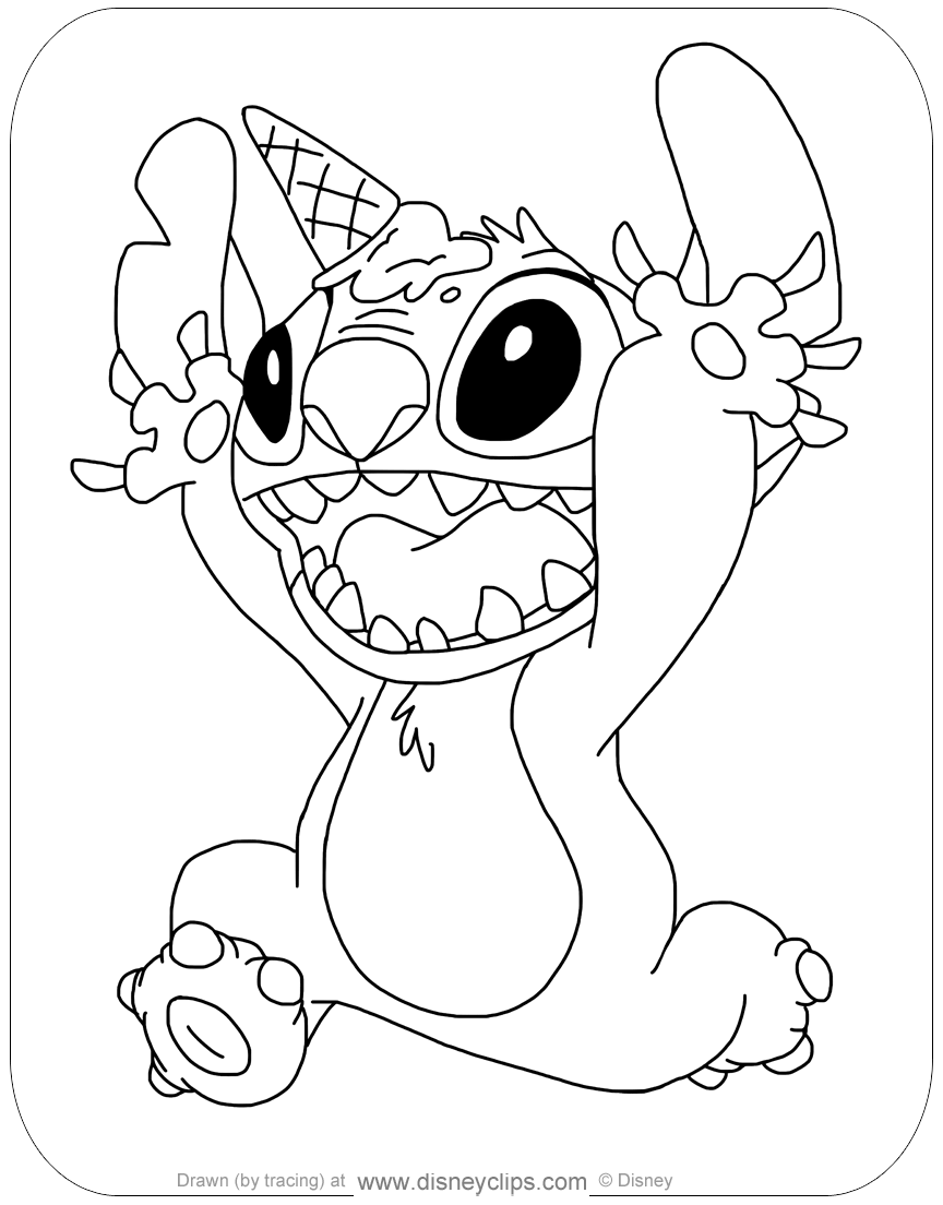Disney Stitch Coloring Pages - Get Coloring Pages