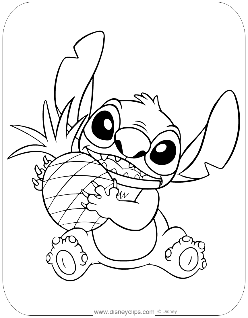 lilo stitch coloring page