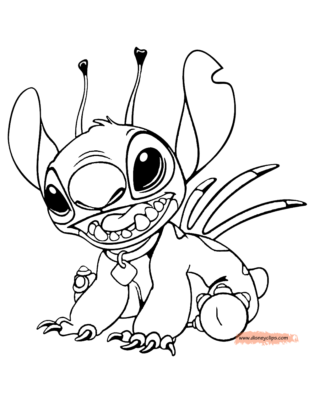 Lilo and Stitch Coloring Pages Disneyclipscom