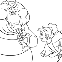 The Princess and the Frog coloring page