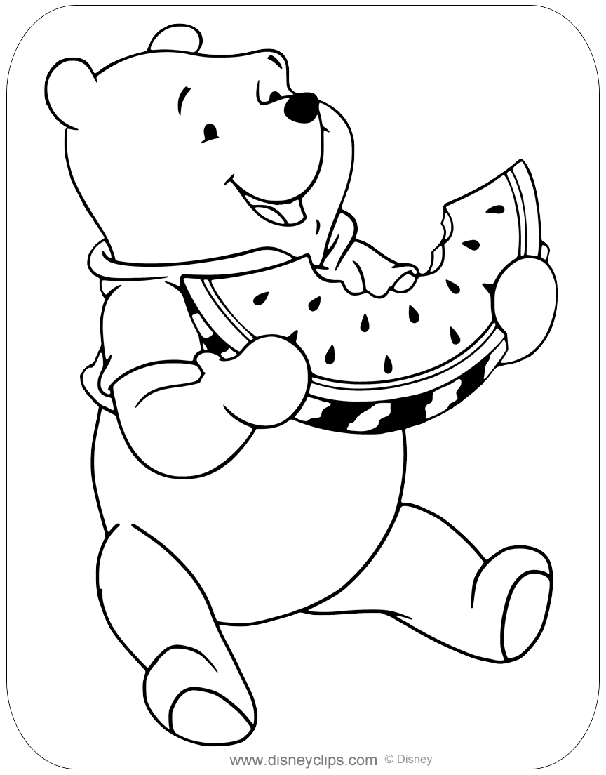 5200 Collections Coloring Pages Disney Winnie The Pooh  Latest HD