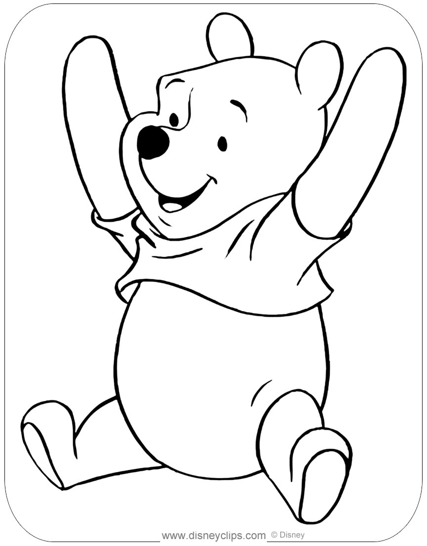 Printable Winnie The Pooh Coloring Pages Printable Templates