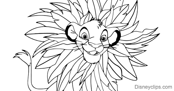 lion king coloring pages adult simba