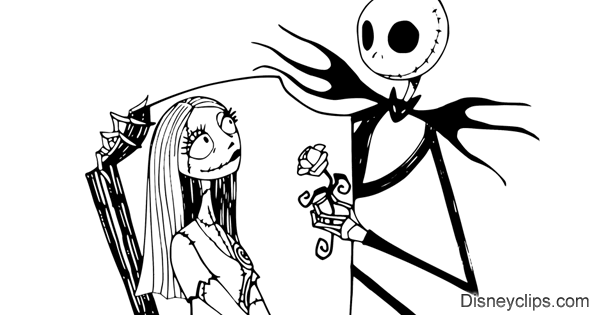 Easy How to Draw Jack Skellington and Jack Coloring Page