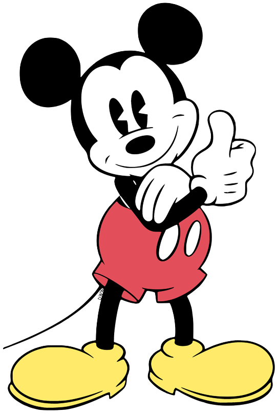 mickey mouse thumbs up