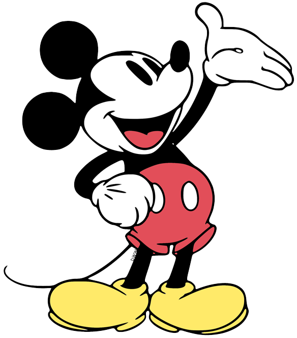 Classic Mickey Mouse Clip Art (PNG Images) | Disney Clip Art Galore