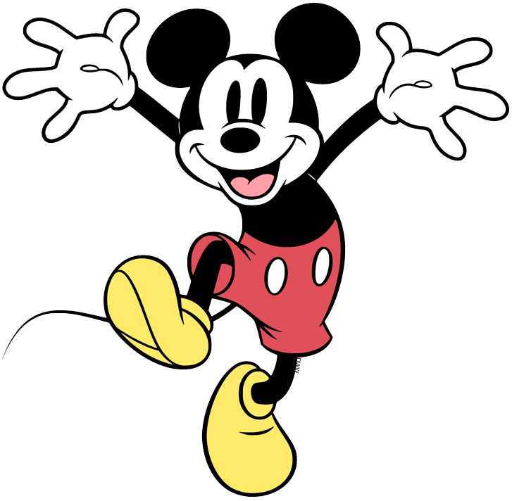 Classic Mickey Mouse Clip Art