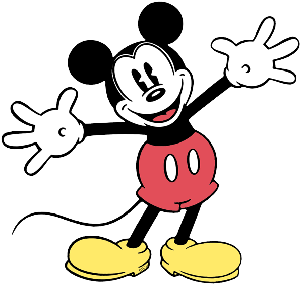 Classic Mickey Mouse Clip Art 2