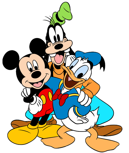 Mickey, Donald and Goofy Clip Art | Disney Clip Art Galore