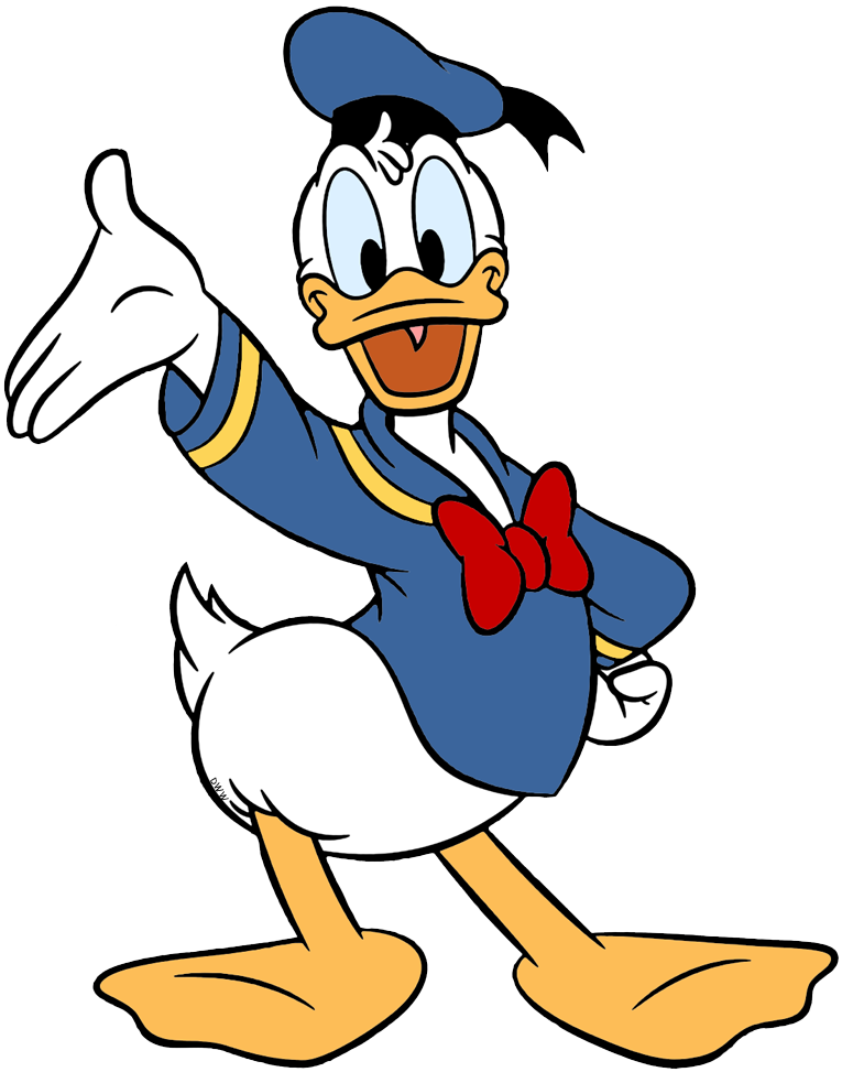 Donald Duck Laughing Clip Art