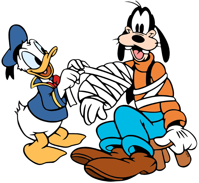 Mickey Mouse Goofy Donald Duck Disneyland