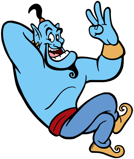 Aladdin's Genie Clip Art Images