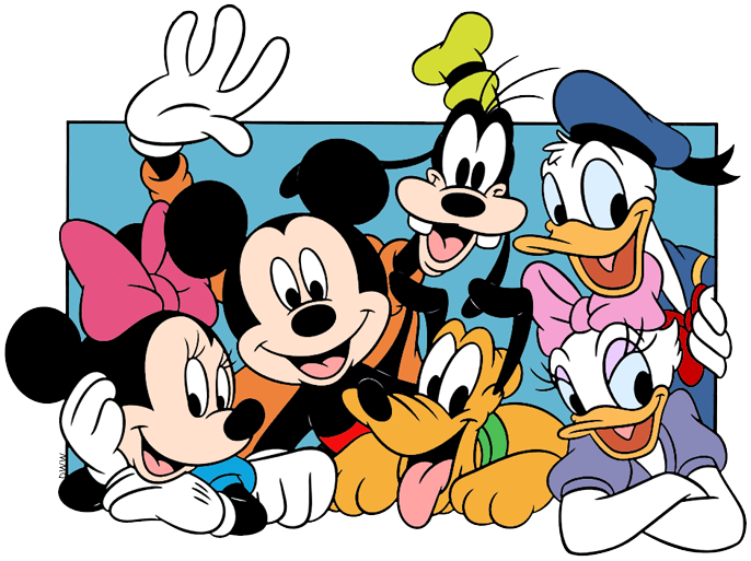 Clip Art Art And Collectibles Mickey Friends Png Files Disney Friends Clipart Disney Party