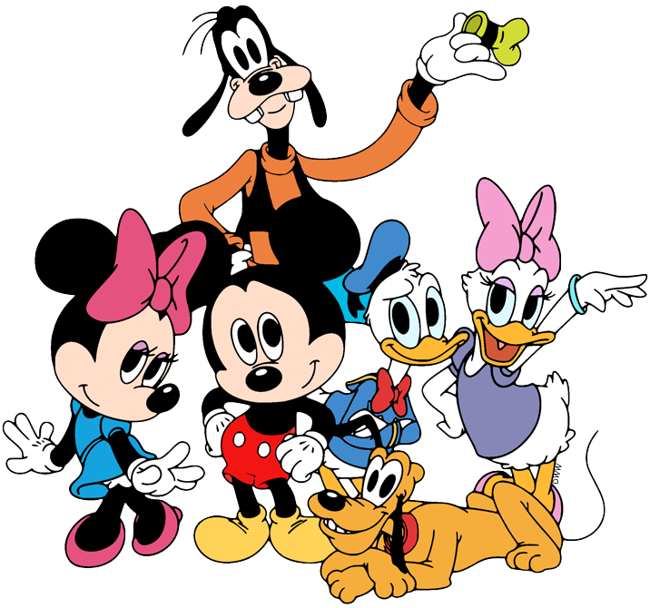 Mickey Mouse and Friends PNG Clipart​