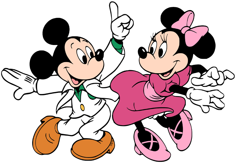 Mickey And Minnie Mouse Clipart