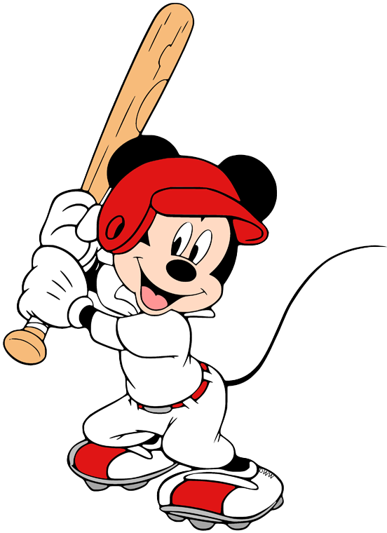 Mickey Mouse Baseball Svg