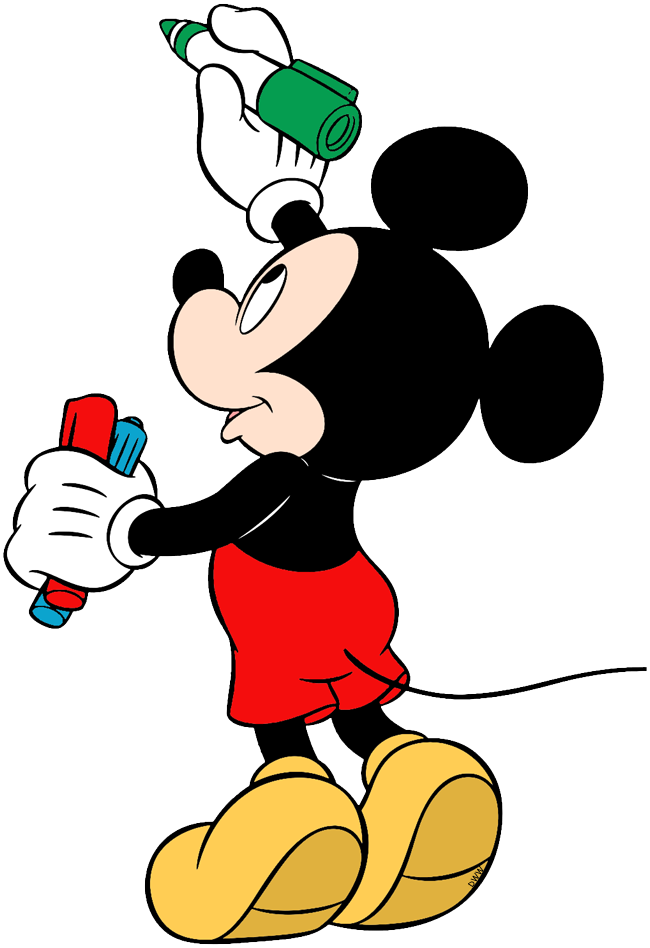 Mickey Mouse Writing