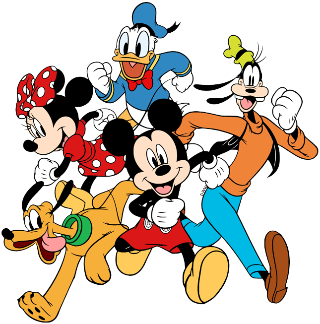 Mickey Mouse And Friends Free Svg