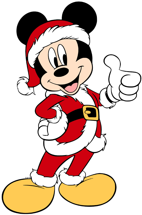 Disney Santa Svg Mickey Christmas Svg Mickey In Santa Hat Svg Disney ...