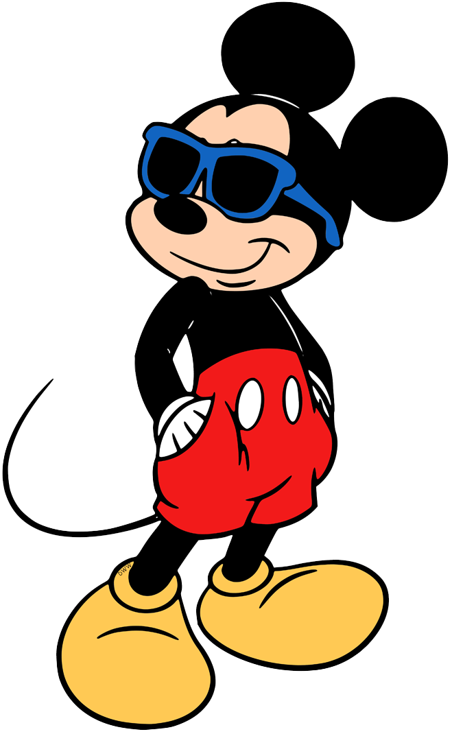 Mickey Clip Art With Sunglasses