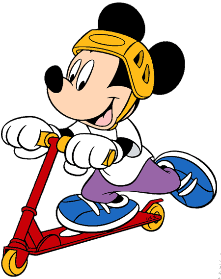 mickey mouse ride on scooter