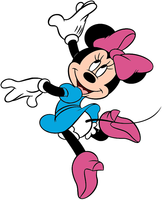 PNG or JPG Files for Printing Minnie Dancing Girl Cartoon 