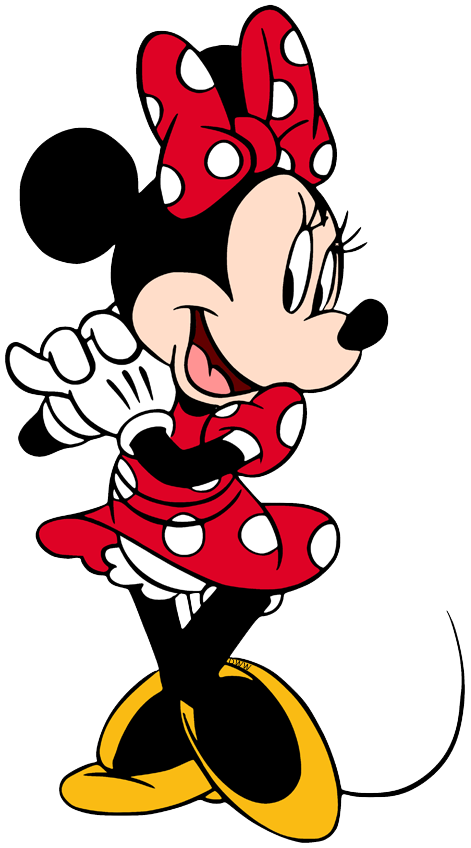 minnie mouse in red dress