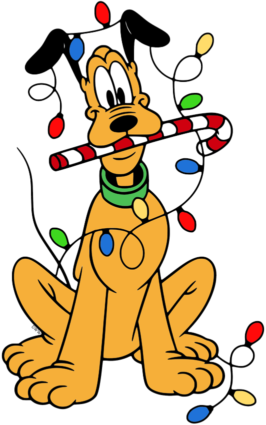 Disney Pluto Christmas Clipart