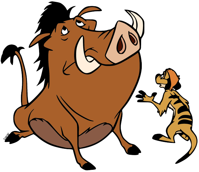 Timon and Pumbaa Clip Art Images | Disney Clip Art Galore