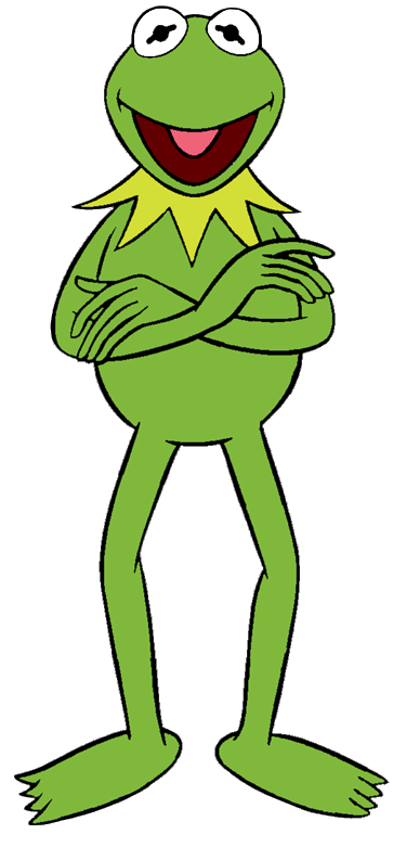kermit the frog standing