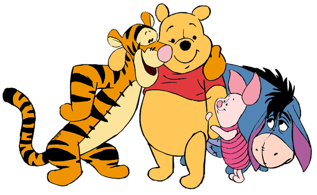 Winnie the Pooh, Piglet, Tigger and Eeyore Clip Art 2 | Disney Clip Art ...