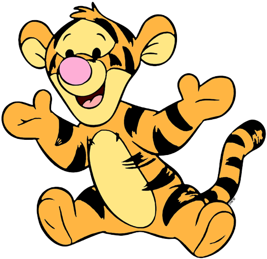 Baby Tigger And Baby Eyeore Clipart