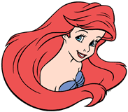 Ariel's smiling face