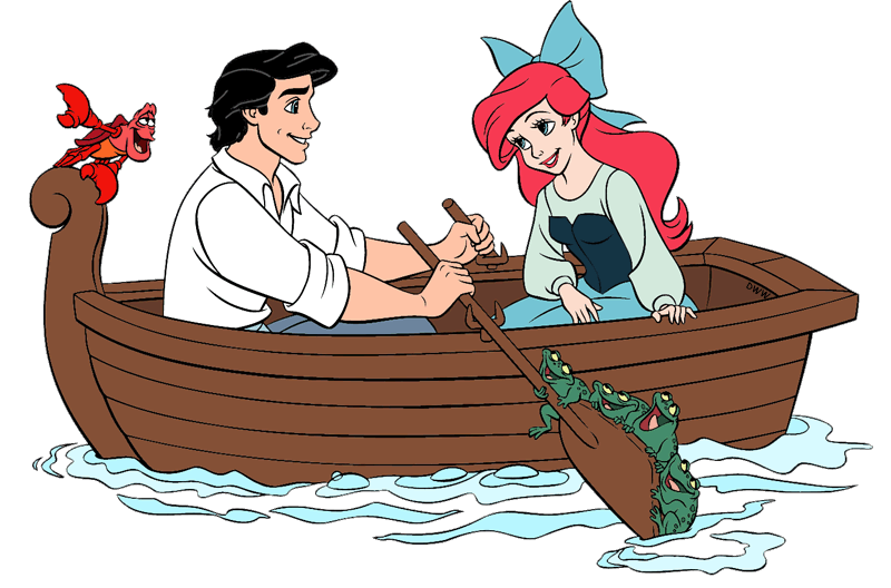 The Little Mermaid Disney Boat Scene