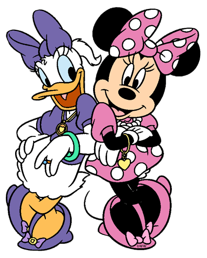 Minnie Mouse And Daisy Duck Clip Art Disney Clip Art Galore