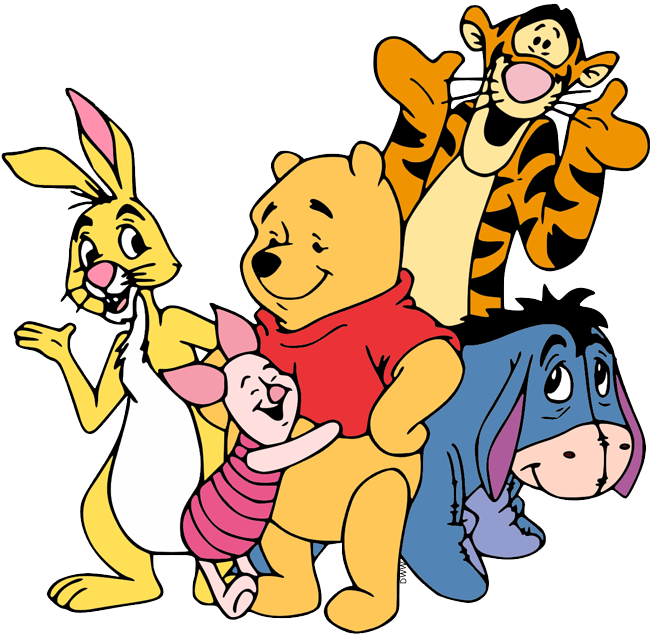 Winnie the Pooh Mixed Group Clip Art 2 | Disney Clip Art Galore