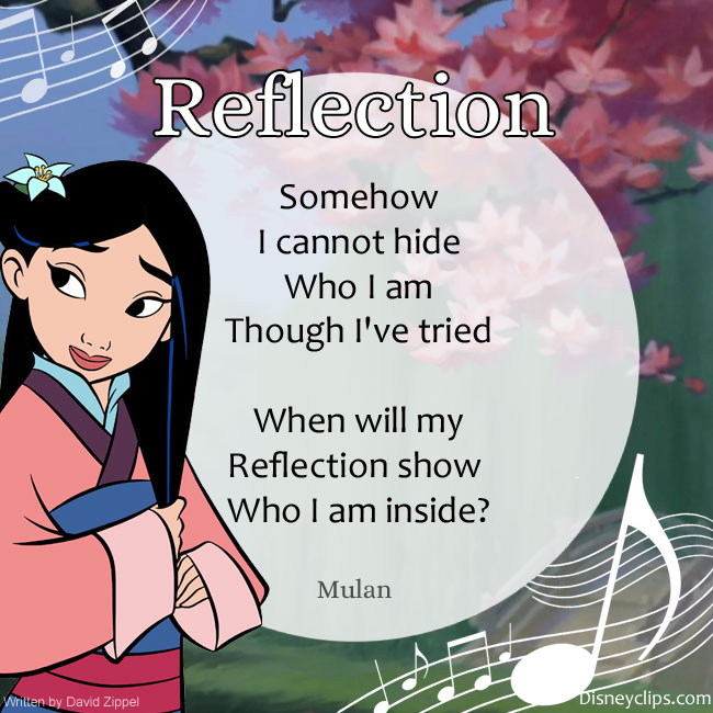 reflections  Meaningful lyrics, Pretty lyrics, Music lyrics